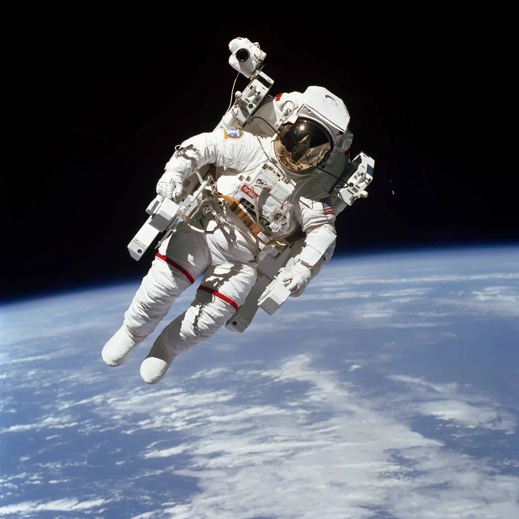 Bruce McCandless 1984 credit NASA